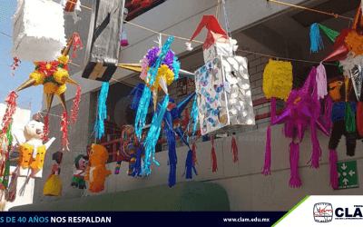 Piñatas elaboradas por nuestros alumnos
