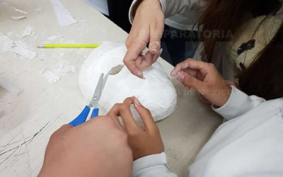 Preparando el festival de mascaras 2018
