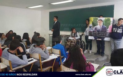 Candidatos dando conocer sus propuestas