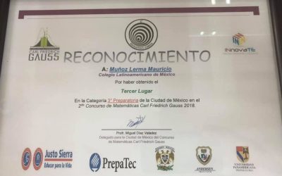 Alumnos premados en el concurso de matemáticas CDMX