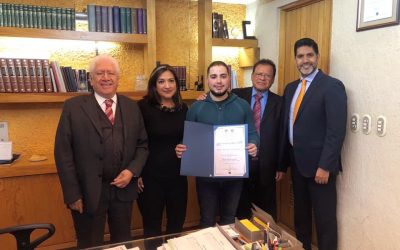 Ex alumno Miguel Arias orgullo CLAM